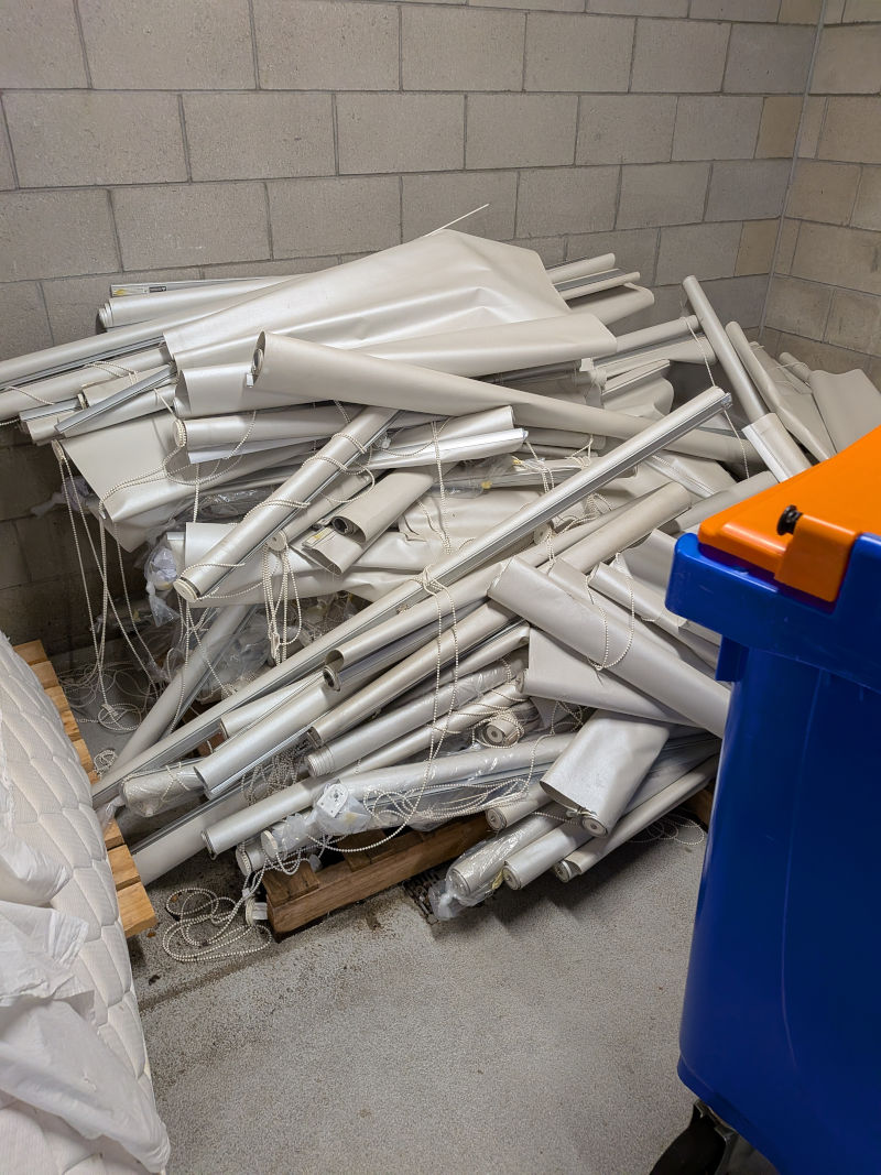 Commercial rubbish removal Brisbane — before